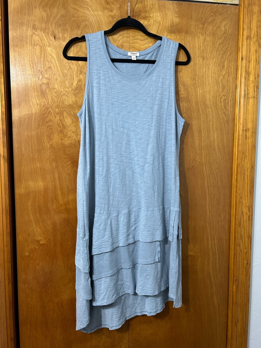 dylan Light Blue Layered Sleeveless Dress